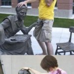 statues-behaving-badly