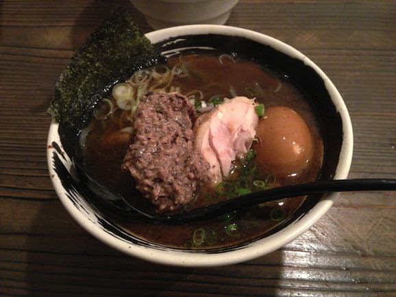 麺場浜虎　黒豆納豆醤そば