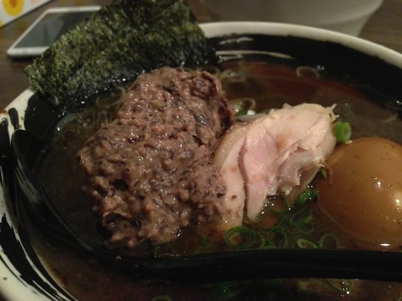 麺場浜虎　黒豆納豆醤そば