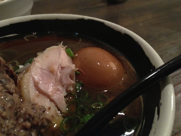 麺場浜虎　黒豆納豆醤そば