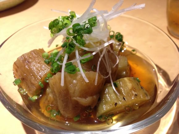 秋茄子の煮浸し