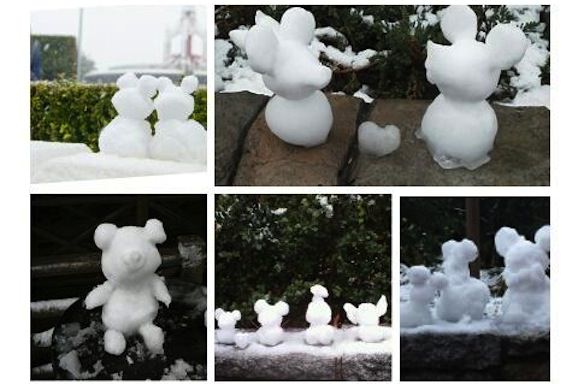 ディズニー　雪だるま