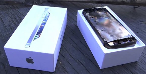 iPhone 5 電子レンジ