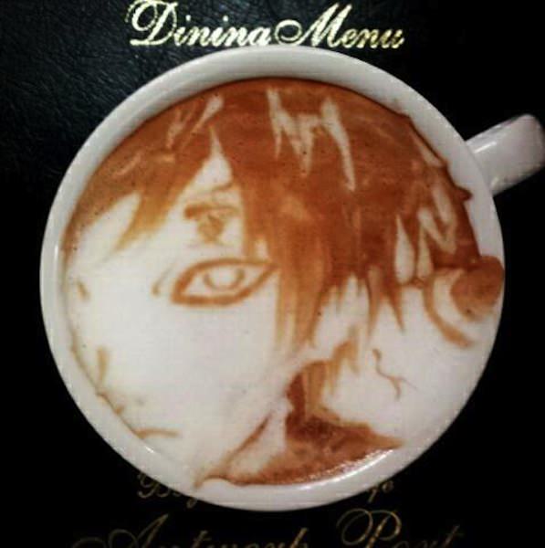 ラテアート「我愛羅」