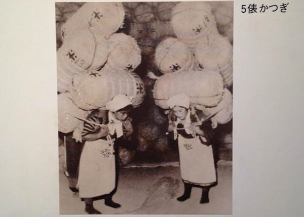 昔の女性は力もちでした