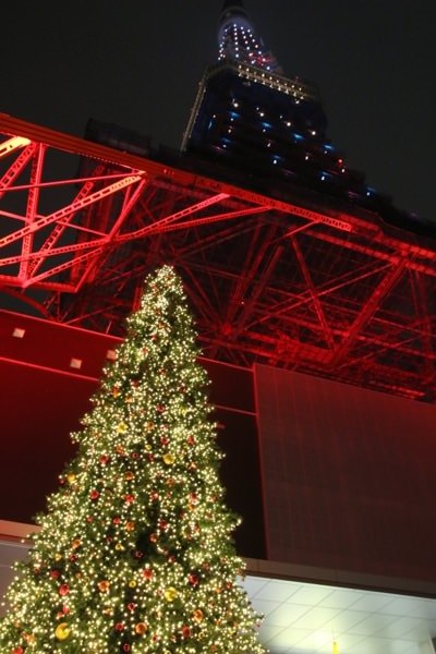 東京タワーのクリスマスイルミネーション