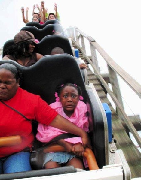 Funny roller coaster pictures