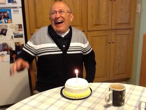 Grandpa with alzheimer birthday