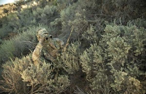 Soldiers camouflaging is amazing