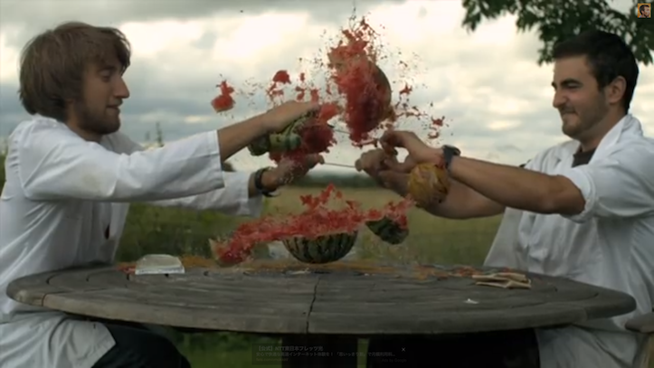 Exploding watermelon