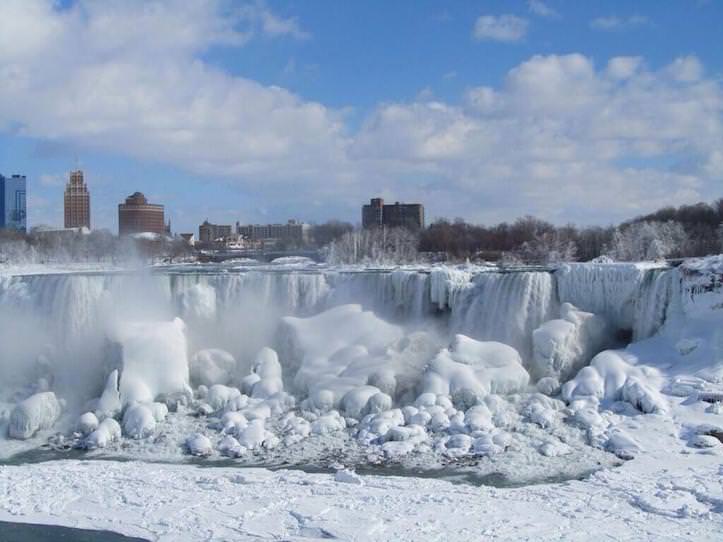 Niagara galls frozen
