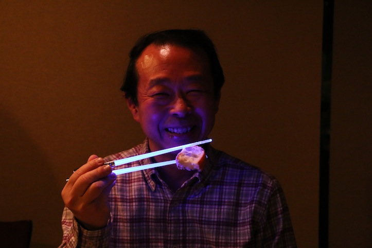 喜ぶ還暦の小川先生