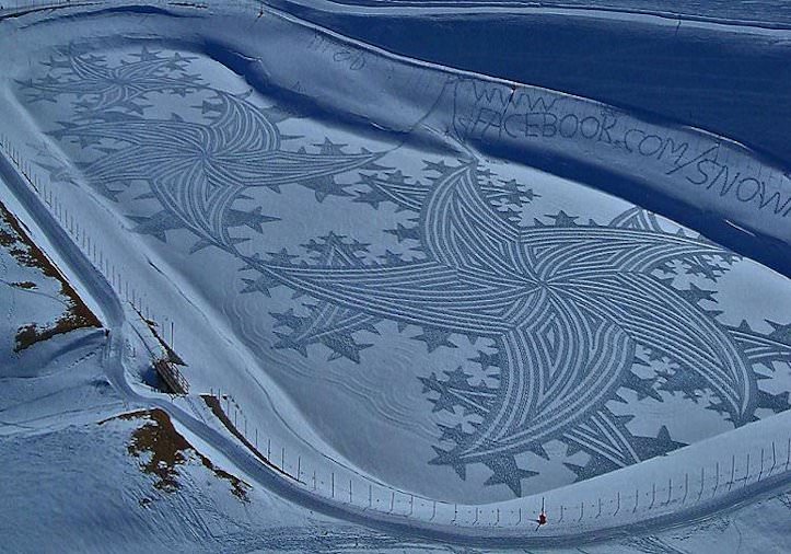 Amazing Snow Art