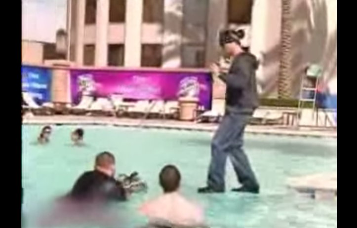 Chris angel walks on water