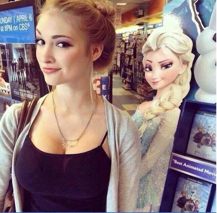 Princess Elsa frozen