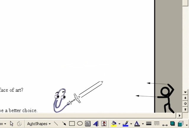 棒人間にいよる壮絶なバトル
