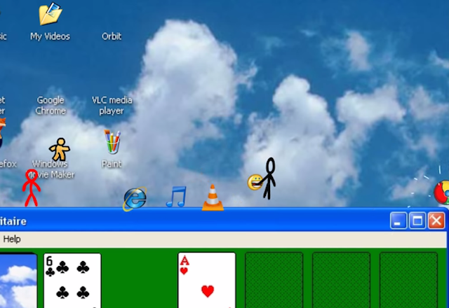 棒人間にいよる壮絶なバトル