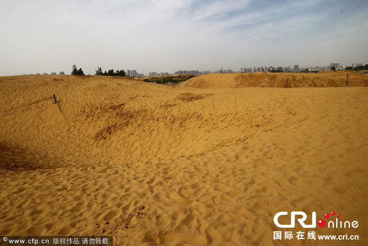 China tries to make lake but ends in desert