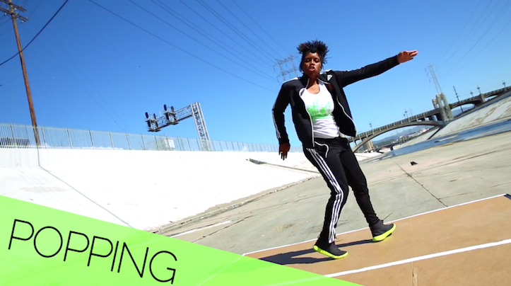 Dancing history popping