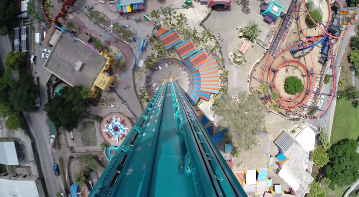 Terrifying jet coaster