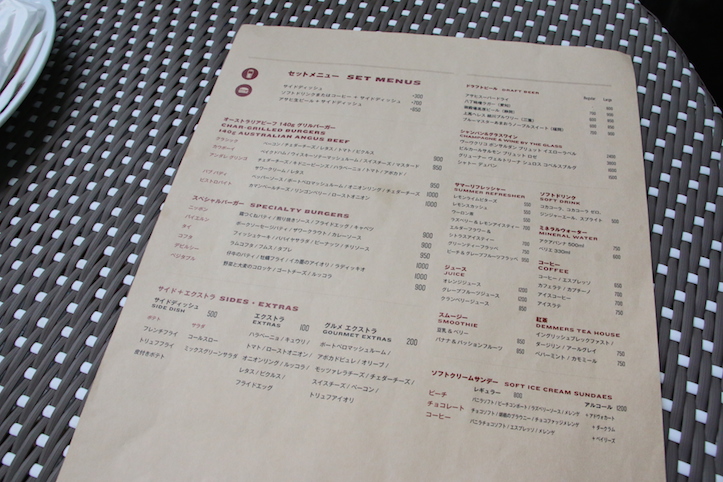 ハンバーガー屋さん「Bebu」（虎ノ門ヒルズ）