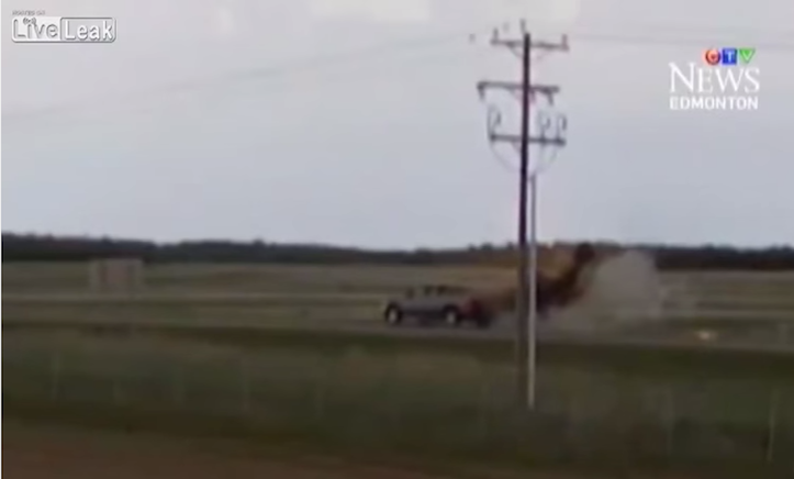 Lightning Strikes Car