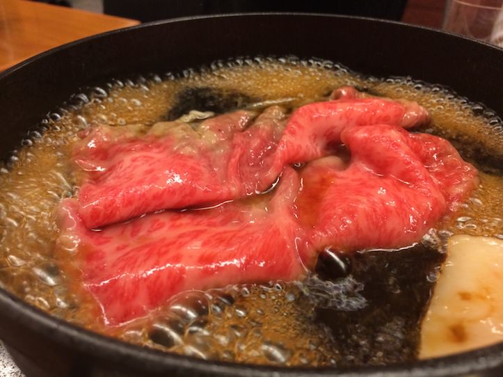 すき焼きの美味しい松木屋（渋谷・神泉駅）