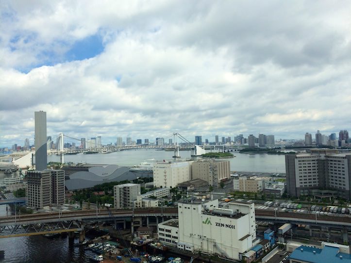 Rain from high building