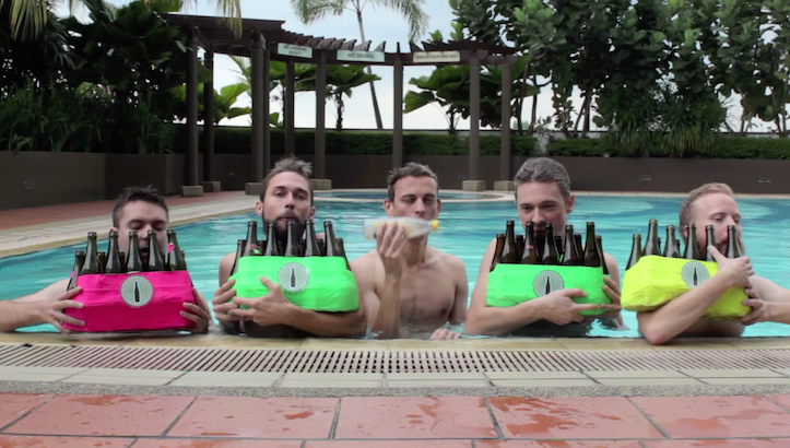 Bottle Boys under the sea