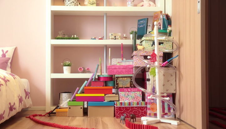 関西電力が制作した「節電ドミノ」