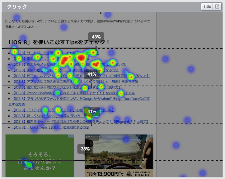 Pt engineのヒートマップ機能を使って色々分析してみた