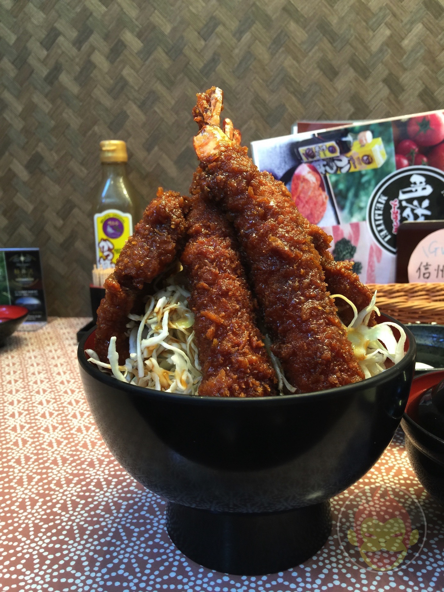 明治亭（軽井沢店）のエビヒレ丼