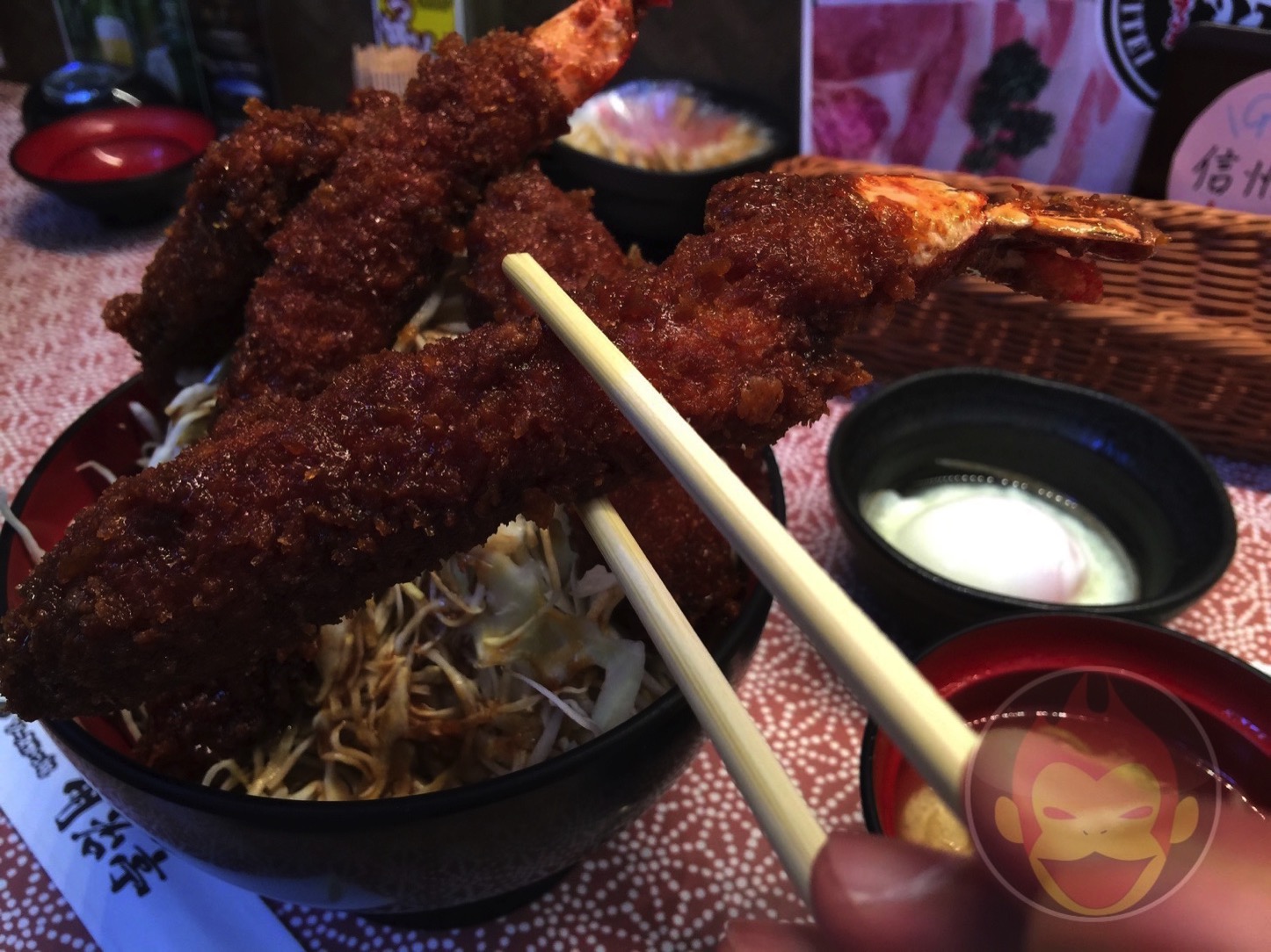 明治亭（軽井沢店）のエビヒレ丼