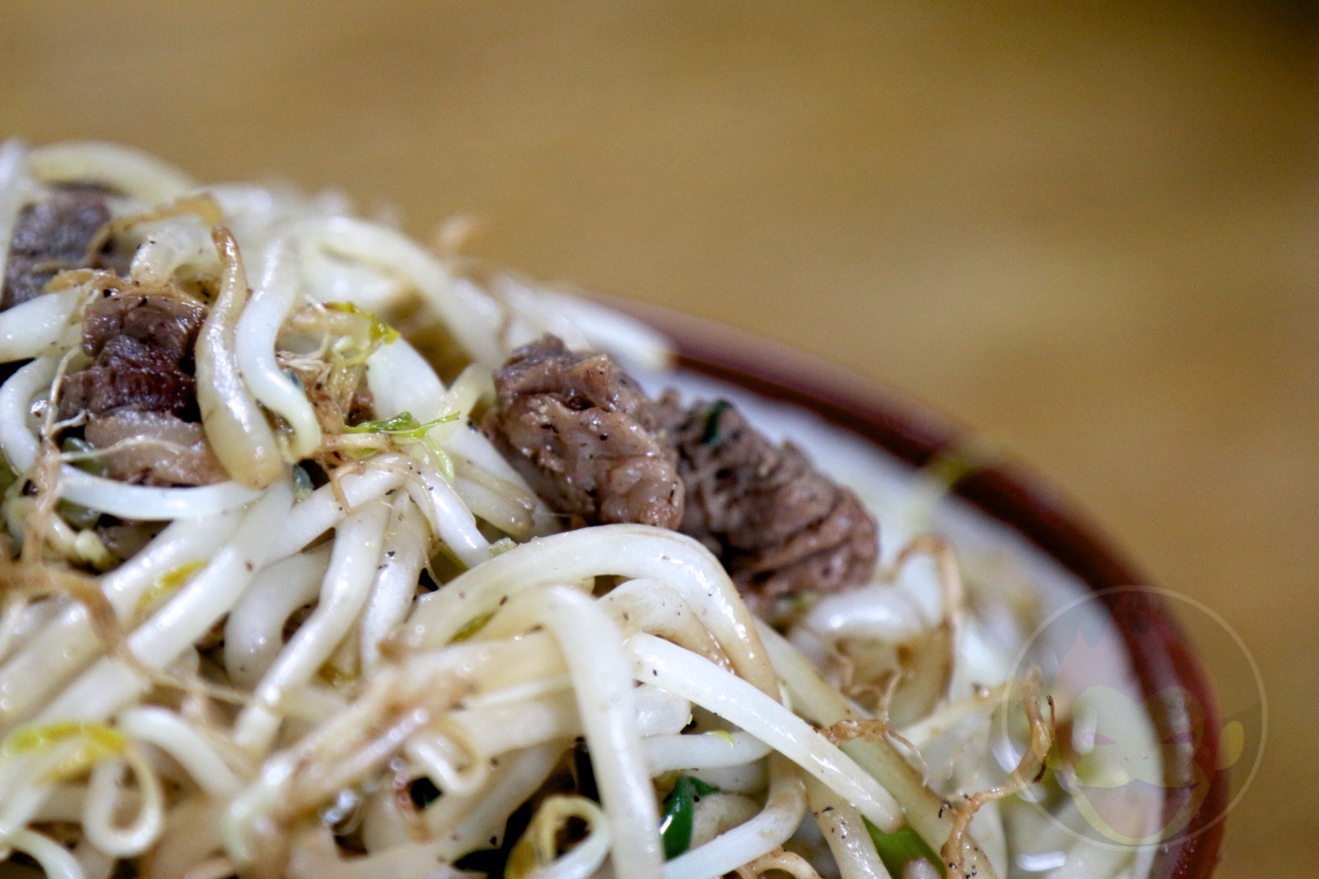 前田食堂の牛肉そば