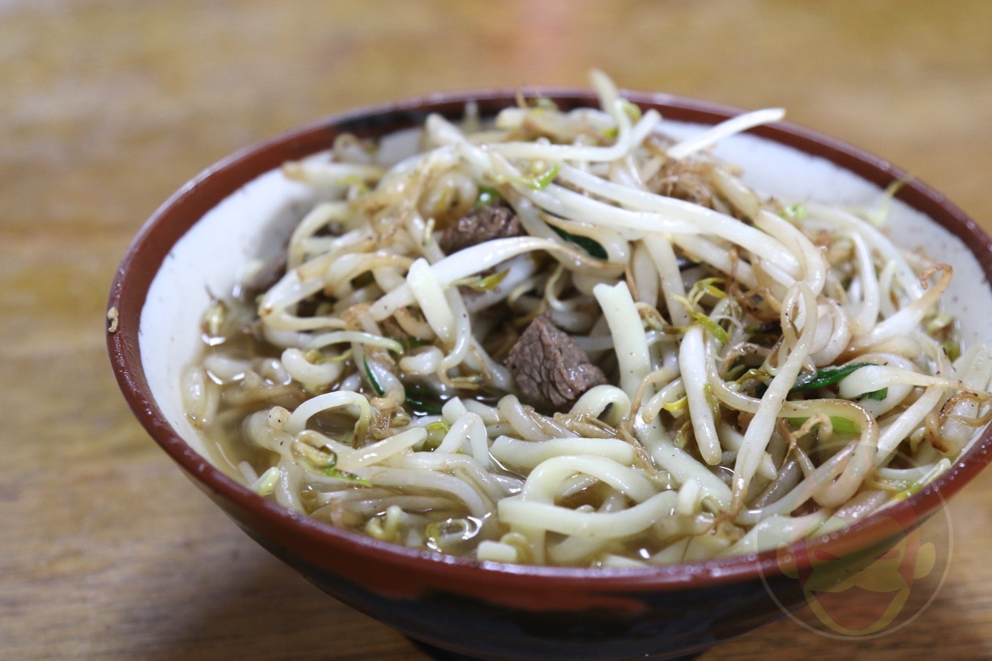 前田食堂の牛肉そば