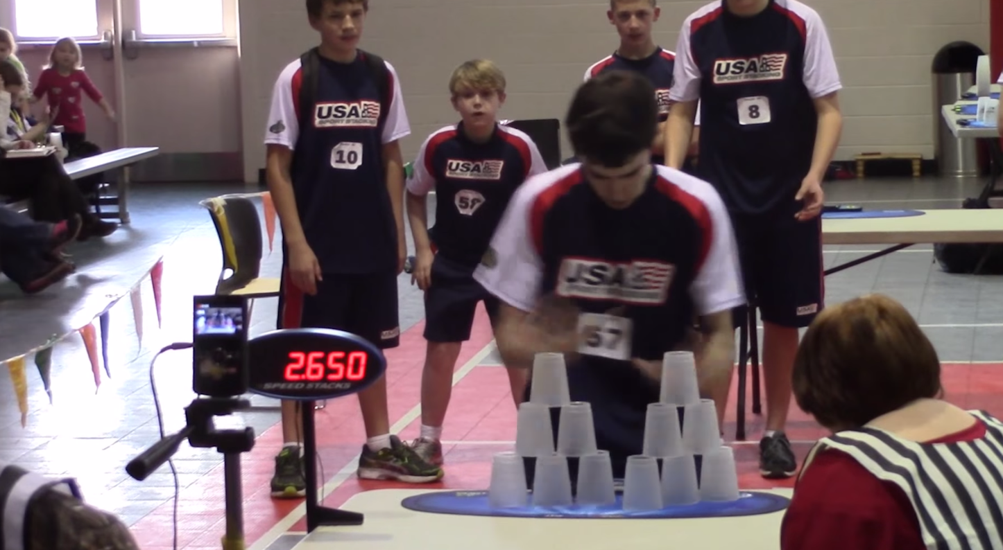 Cup Stacking World Champion