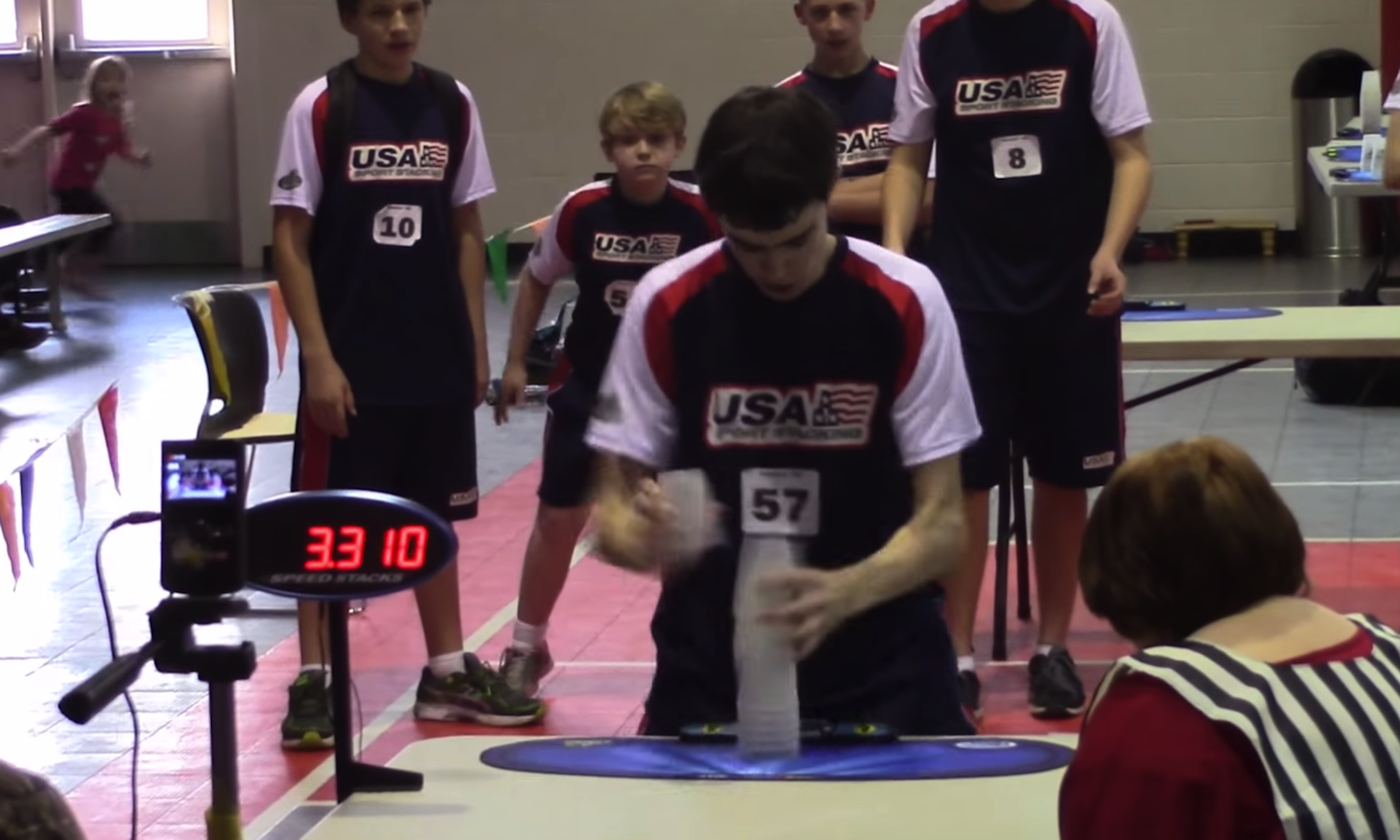 Cup Stacking World Champion
