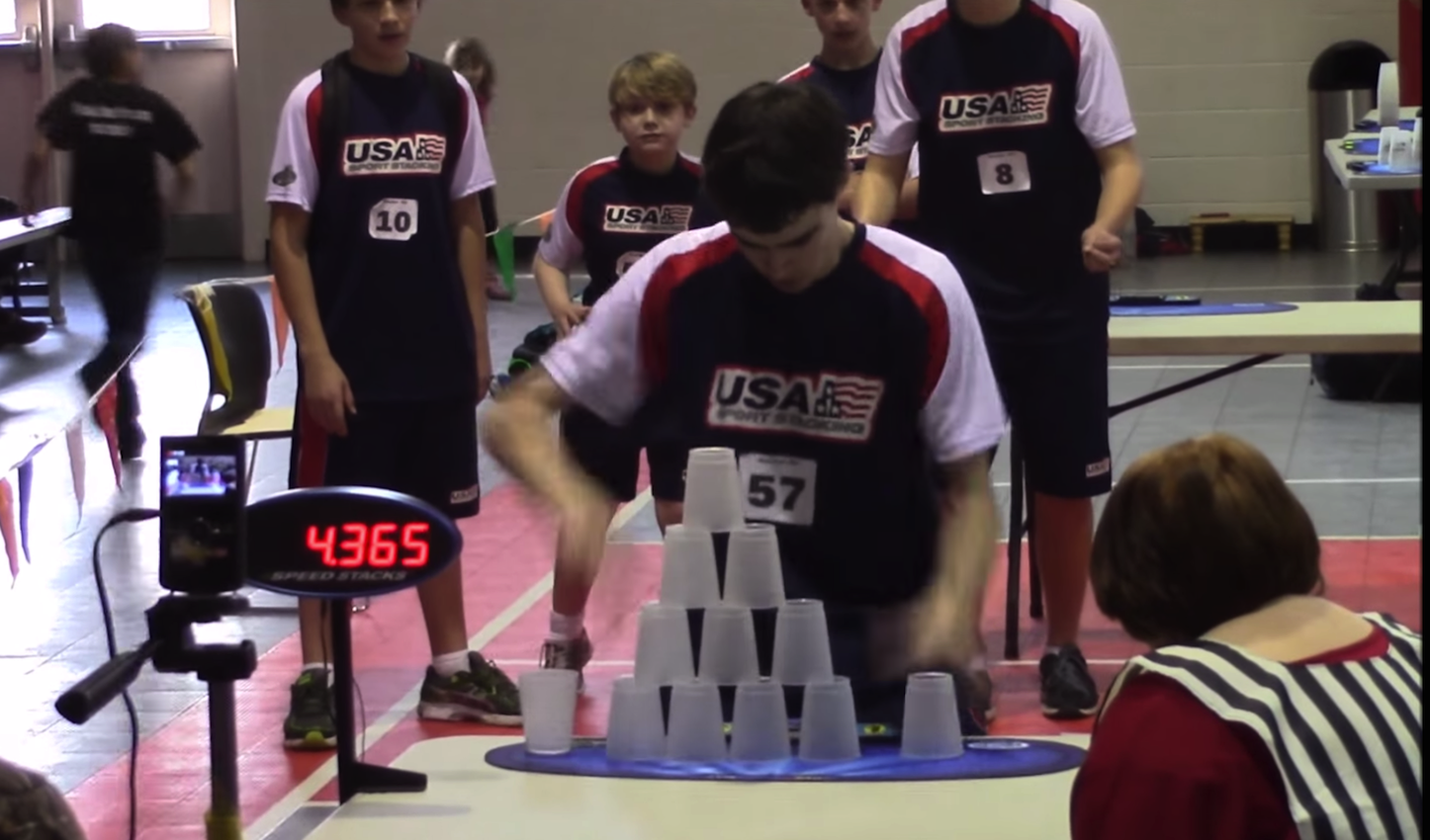 Cup Stacking World Champion