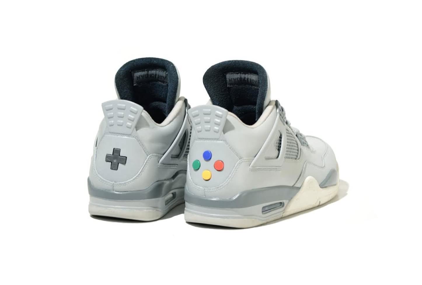 Jordan 4 super nintendo custom 002