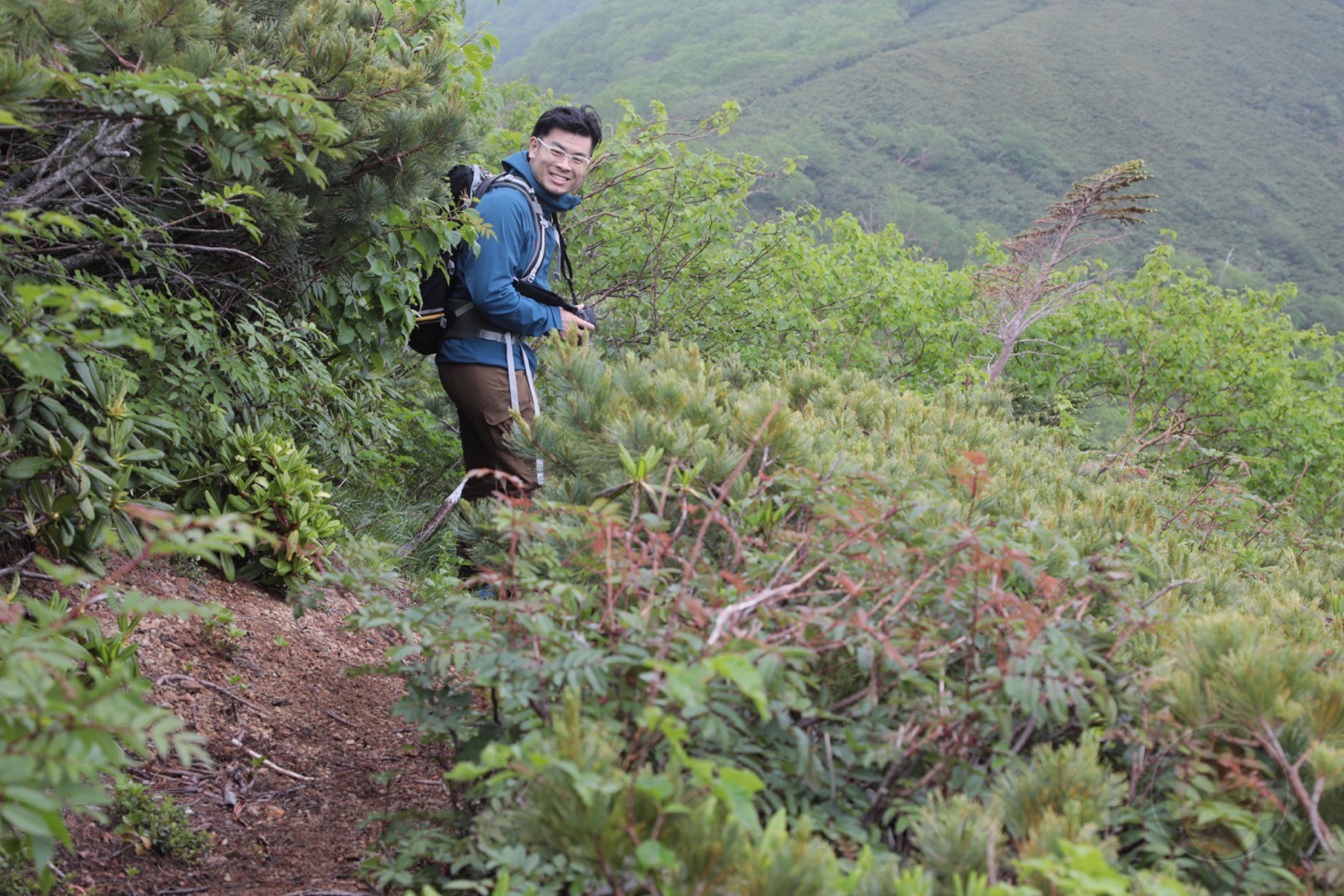 乗鞍新登山道整備2017：危ない道