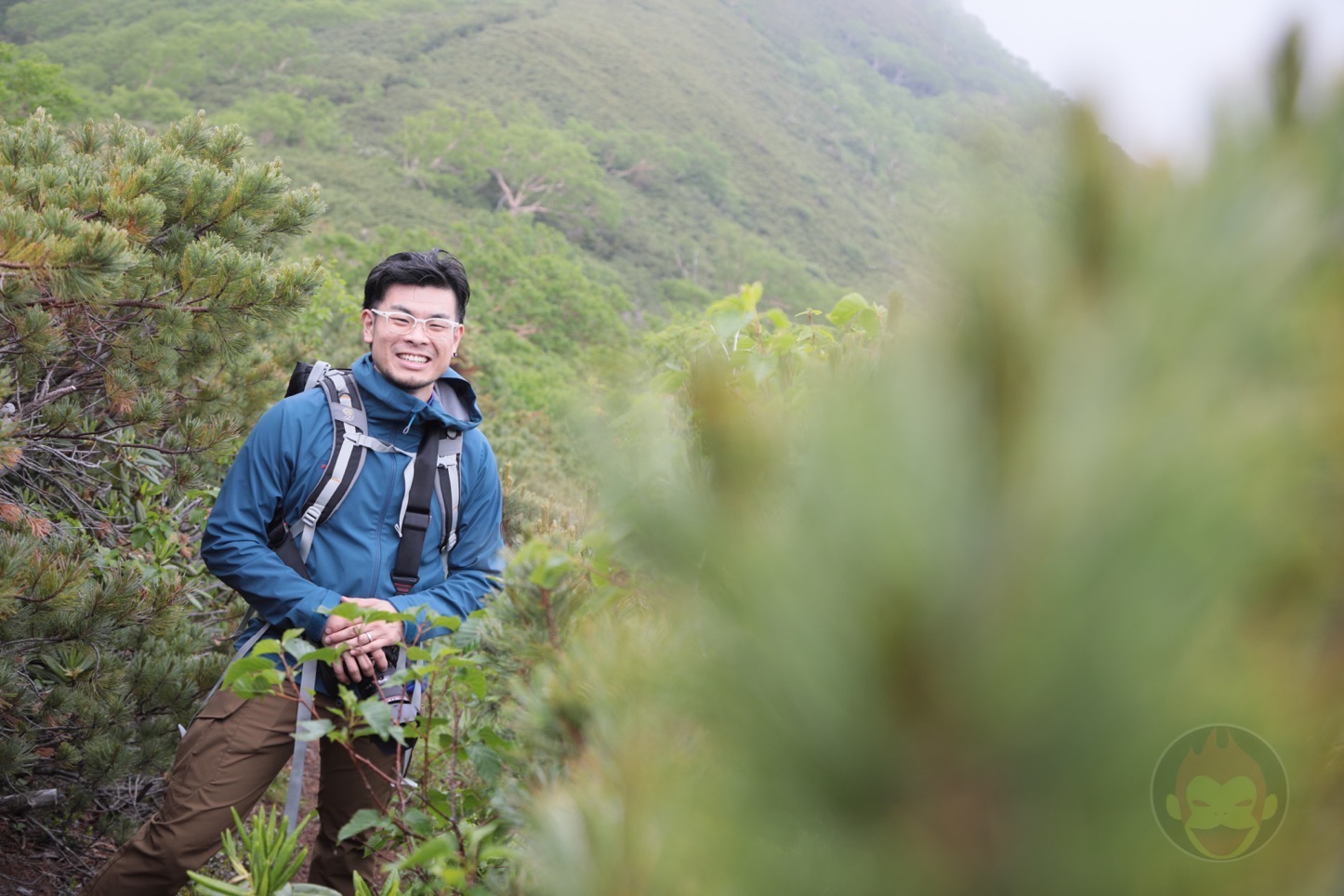 乗鞍新登山道整備2017：笑顔の僕