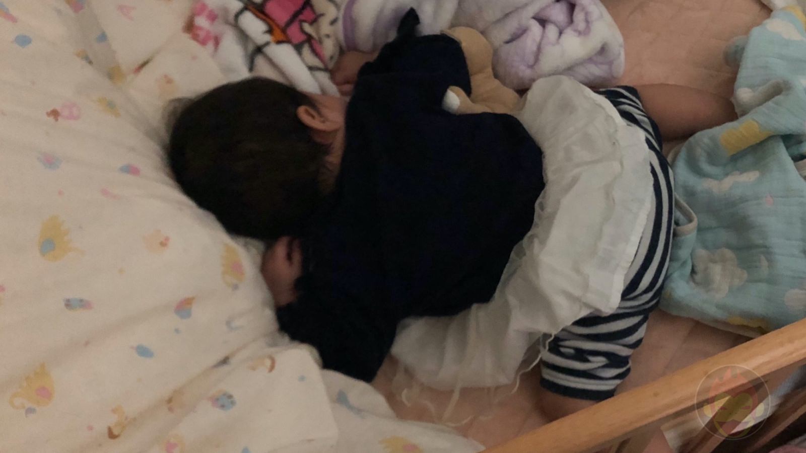 Angel is asleep very strangely