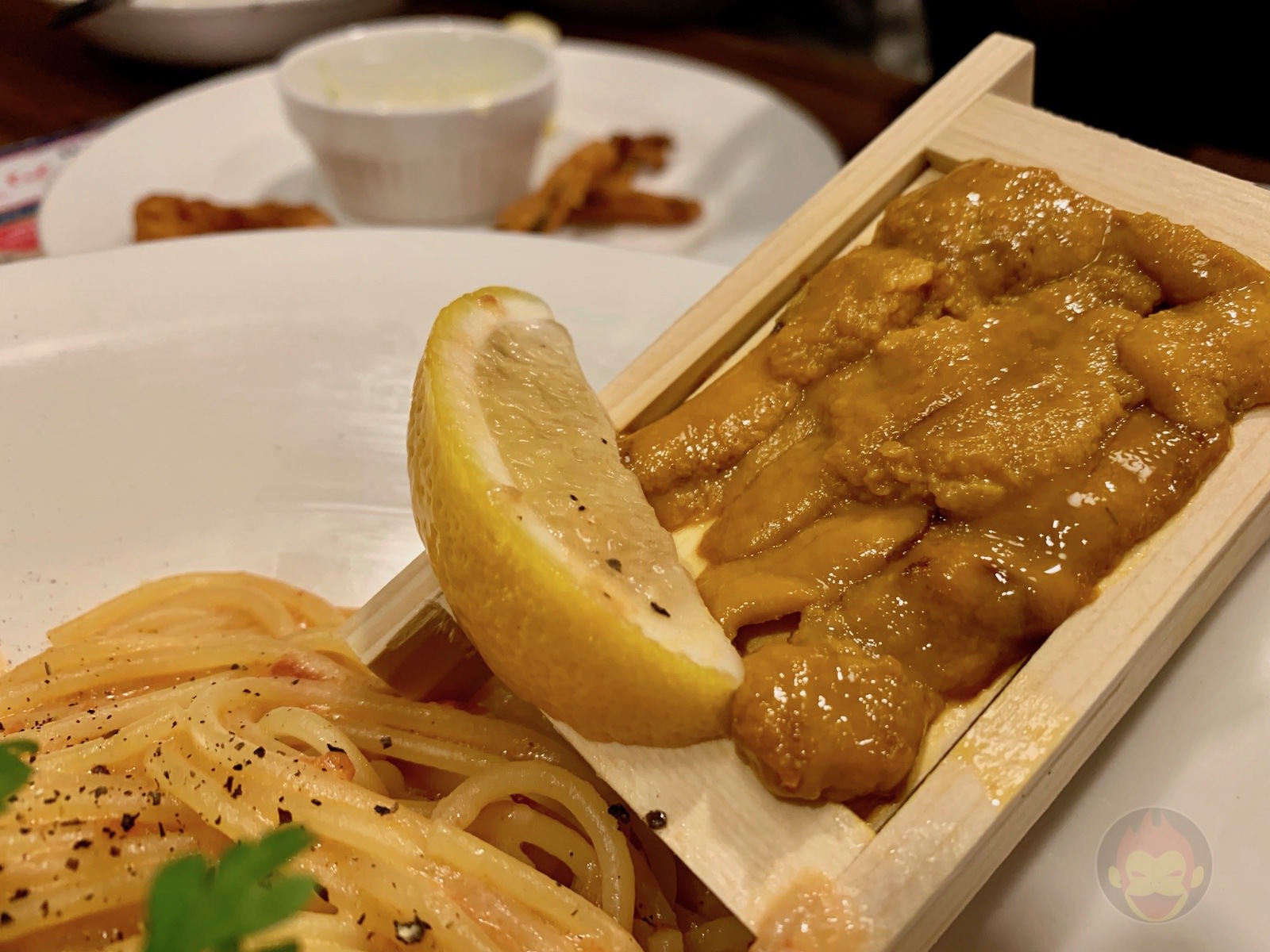 4 men eat dinner at Jonathans 18