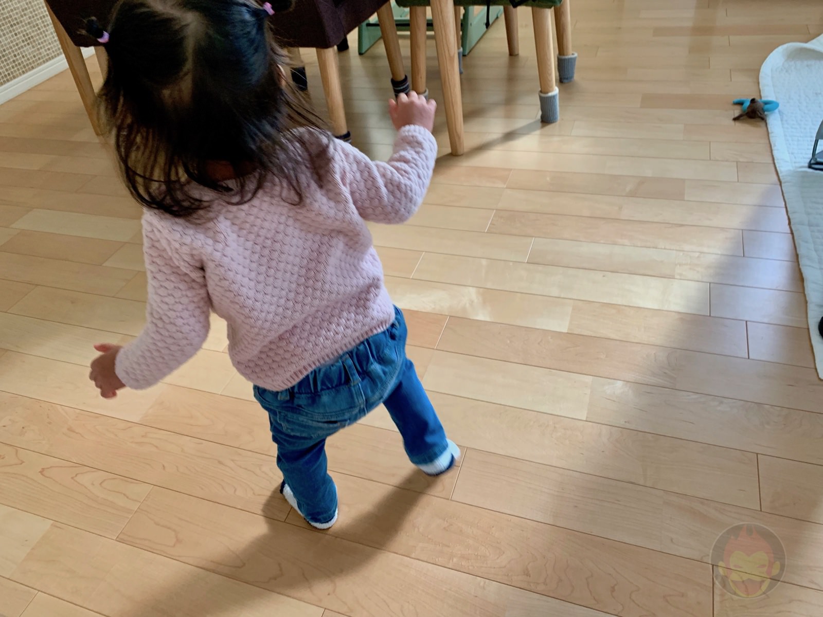 My Daughter walking along 01