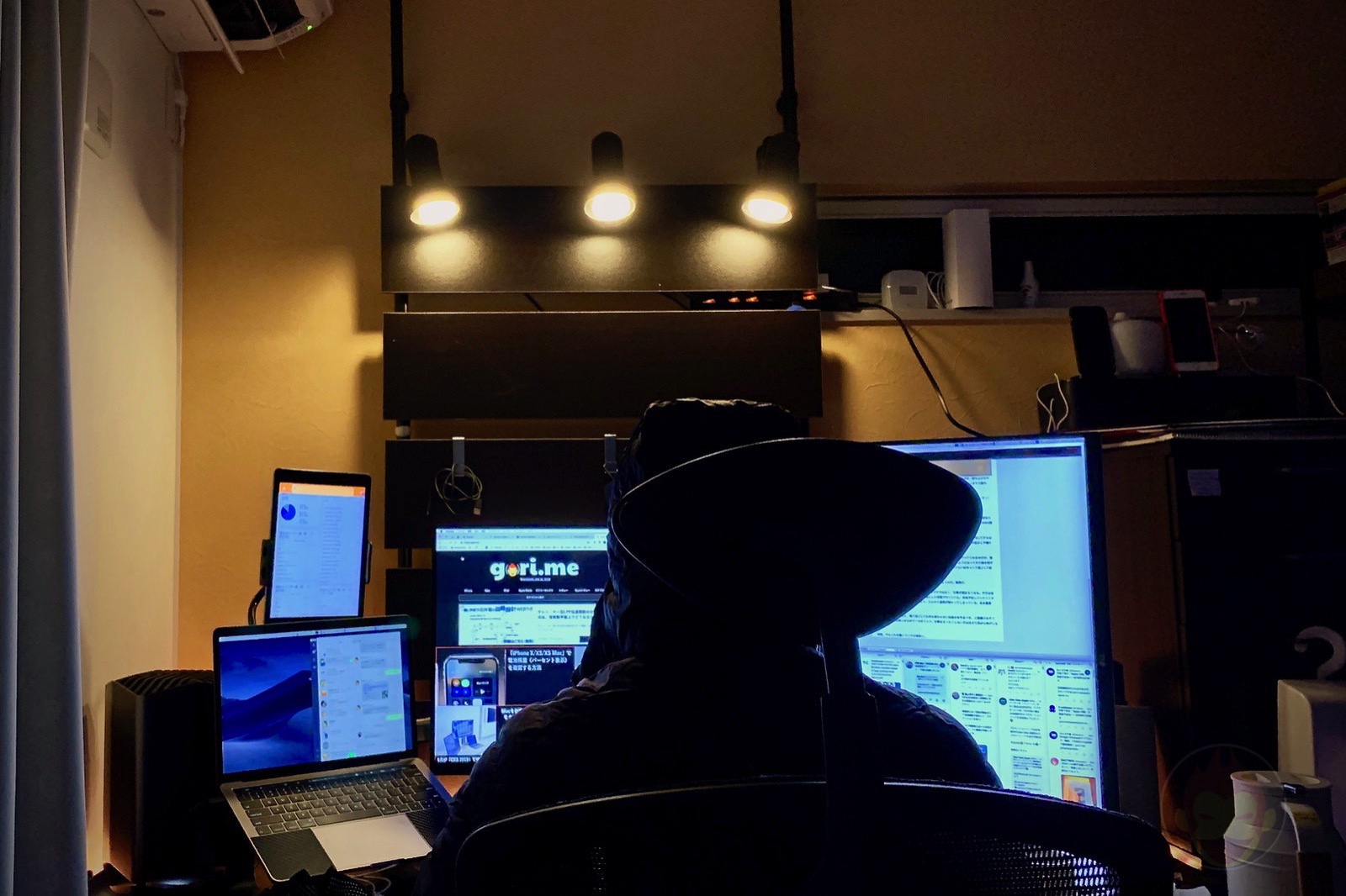 Working in the dark 01