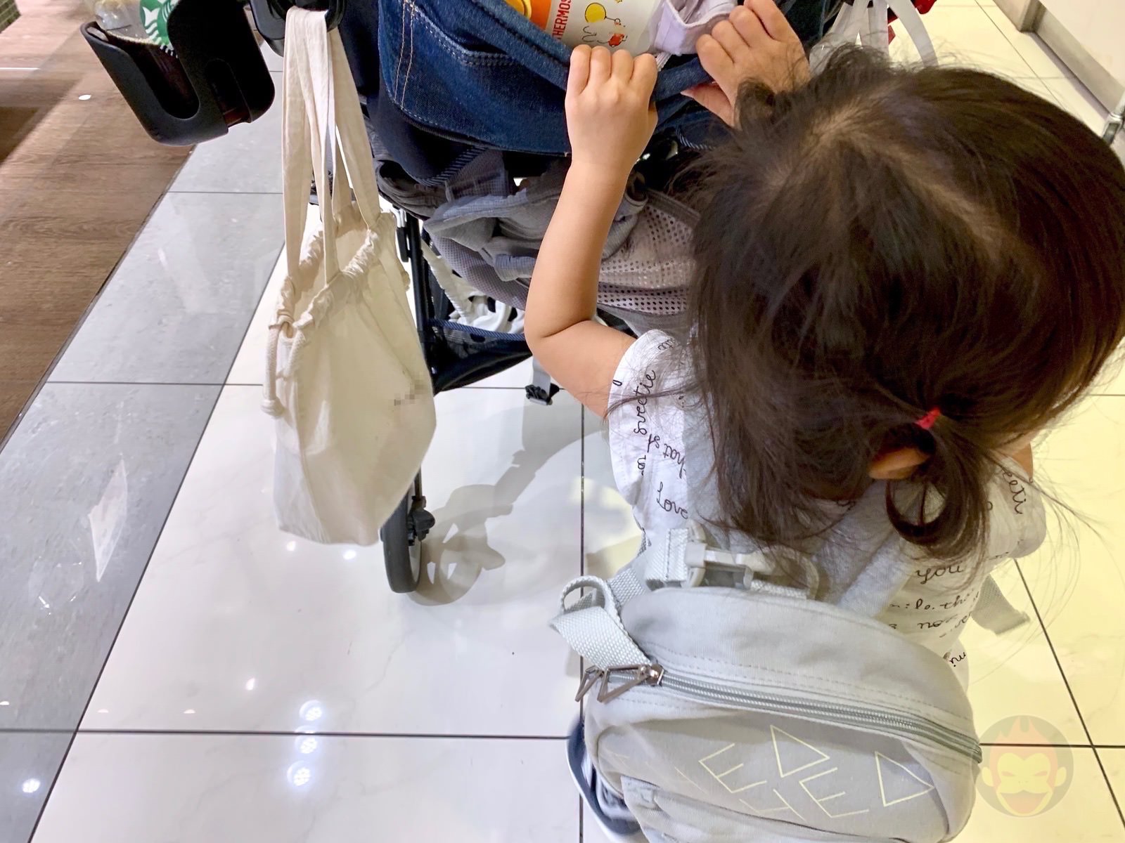 Spending some time with my daughter at shopping center 01 2