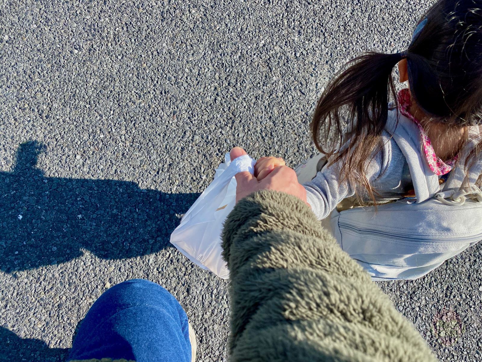 Buying Tenpura with my daughter 06