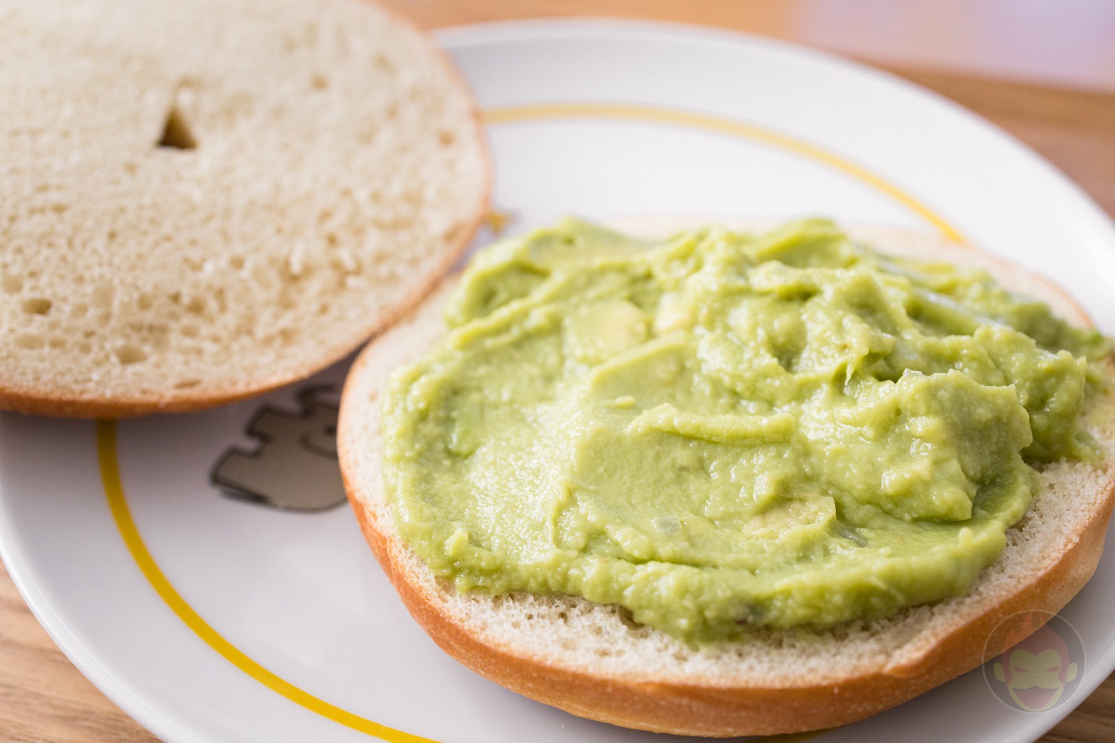 Costco Shrimp Avocado Guacamole Bagel Sandwich 07