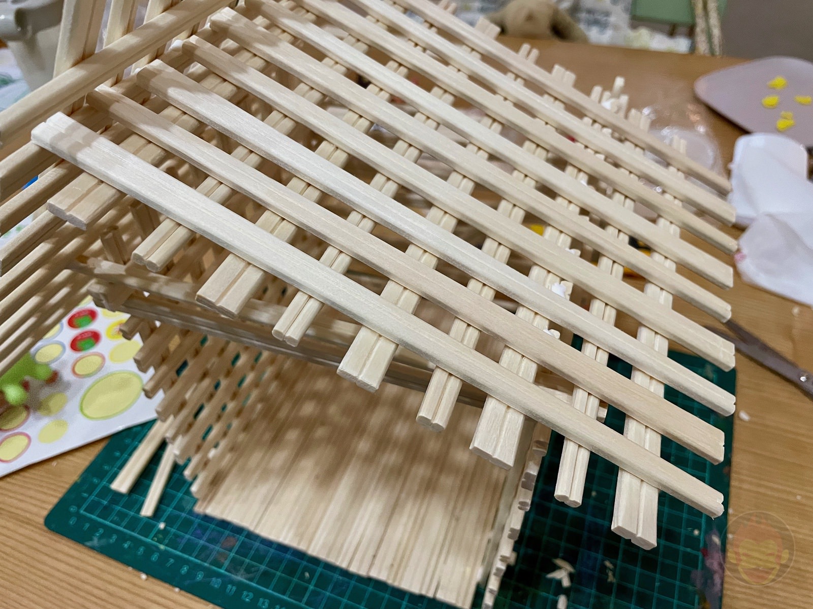 Making House with Chopsticks papame 06