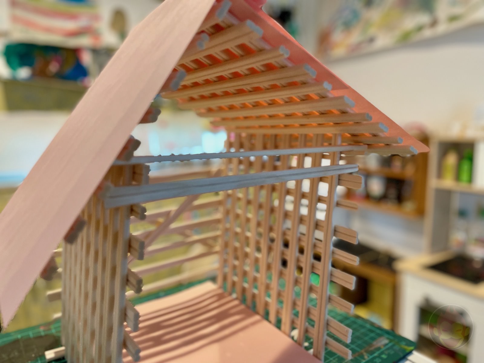 Making House with Chopsticks papame 11